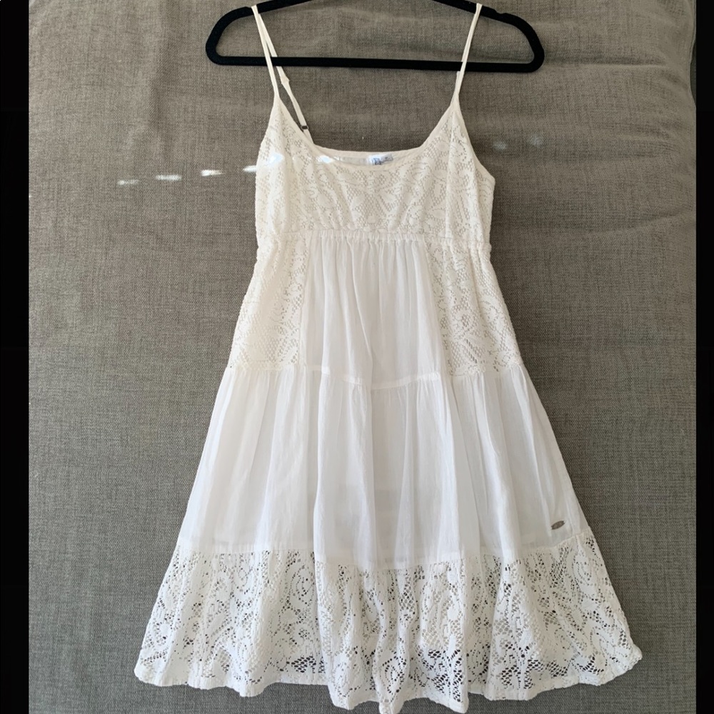 Ripcurl white mini dress